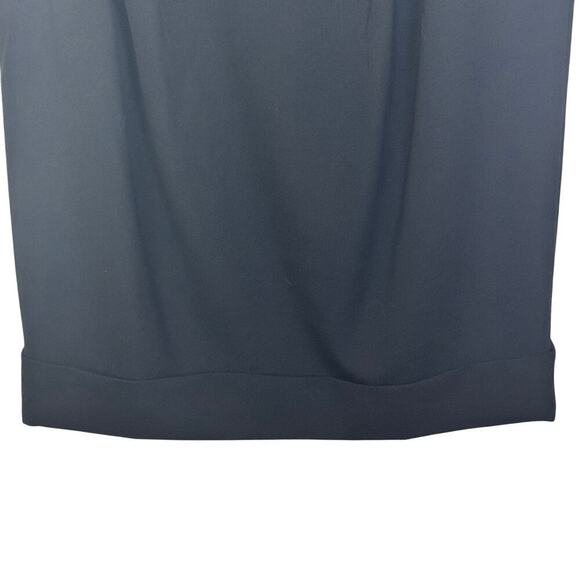 BURBERRY LONDON Black Wool Pleated High Rise Pencil Skirt Cuffed Hem
Sz US4 UK6 - Picture 4 of 14